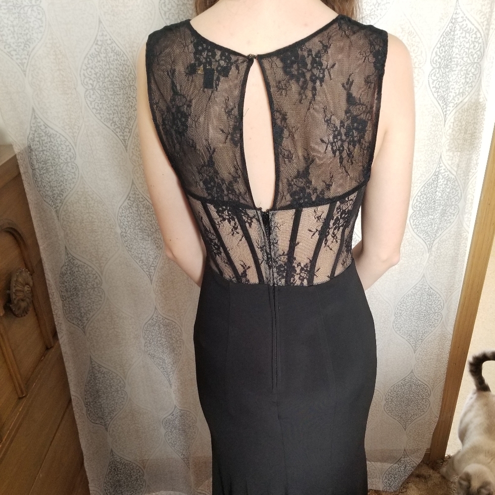 Black prom dress size 5